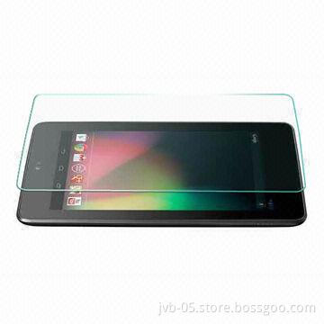 Clear Tempered Glass Screen Protector for LG Nexus 7, 0.33mm Thickness